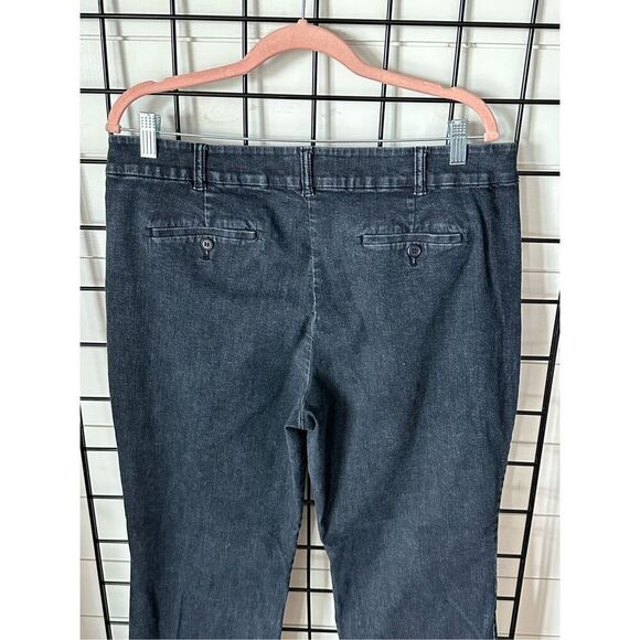 Talbots Heritage Straight Leg Denim Jeans 16 Black - Picture 7 of 14